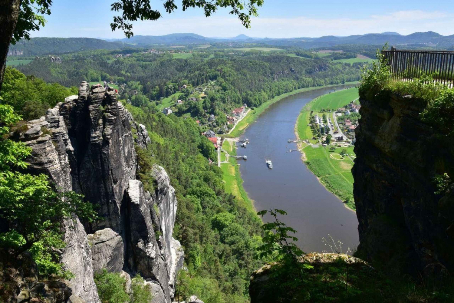 Scenic Bastei Bridge with Boat Trip & Lunch from Prague