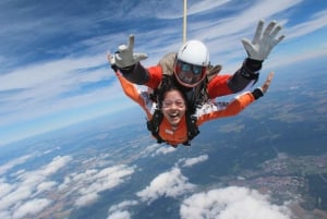 Prague: Tandem Skydiving 14,000ft over Prague with Transfers