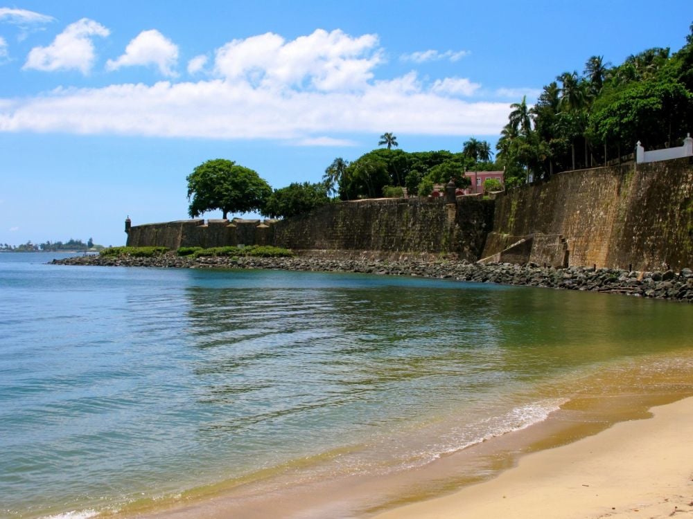 Walls surrounding Old San Juan