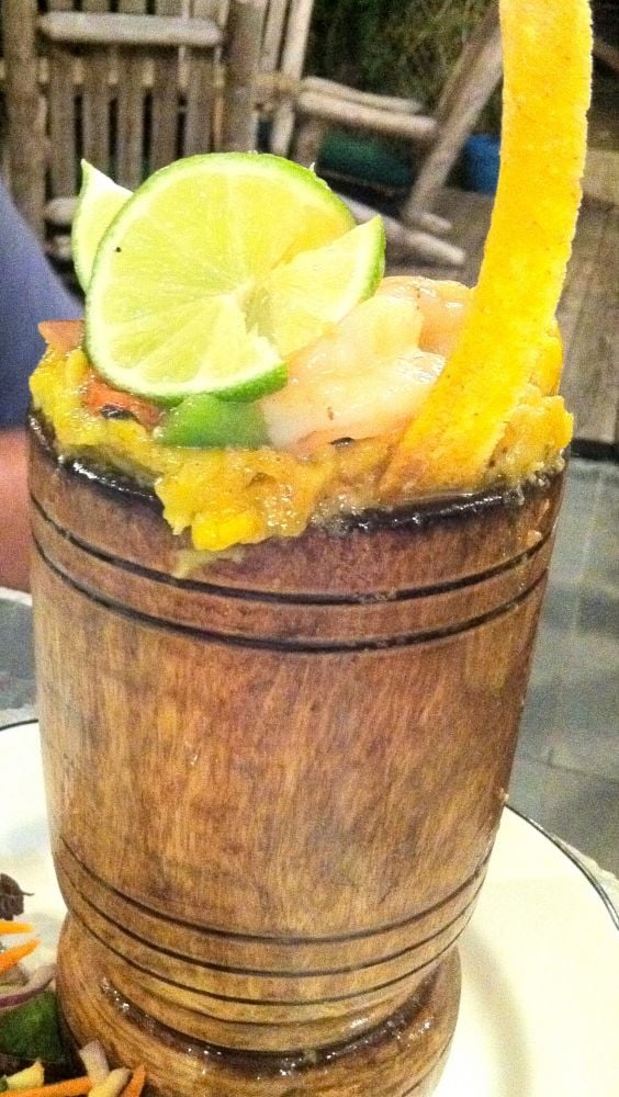 Mofongo in a PilÃ³n