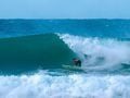 Surfing Aguadilla (Credit: Josh Bozrath)