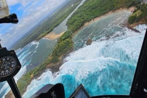 San Juan: Tour privado en helicóptero por la isla