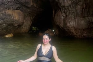 Charco Azul, Caves, Waterfalls, Beach, Free Adult Drinks