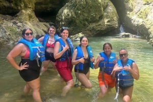 Charco Azul, Caves, Waterfalls, Beach, Free Adult Drinks