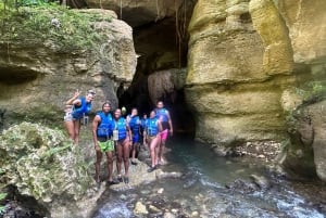 Charco Azul, Caves, Waterfalls, Beach, Free Adult Drinks