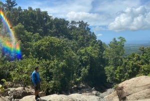El Yunque: Excursión a una cascada escondida fuera del camino con transporte