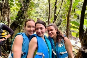 San Juan: Transport to El Yunque Famous Waterslide Adventure