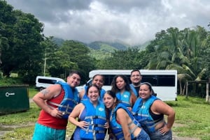 San Juan: Transport to El Yunque Famous Waterslide Adventure