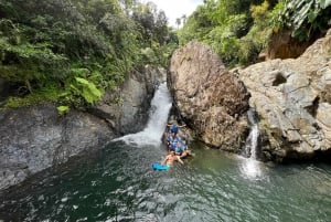 San Juan: Transport to El Yunque Famous Waterslide Adventure