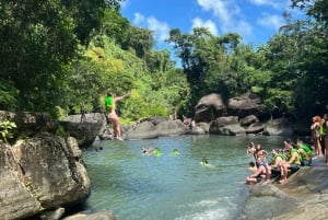 Forêt tropicale d'El Yunque ; toboggans aquatiques, plage, dîner et visite des magasins