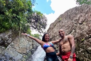 Fajardo: El Yunque Waterslide, Waterfalls, & Rope Swing Tour