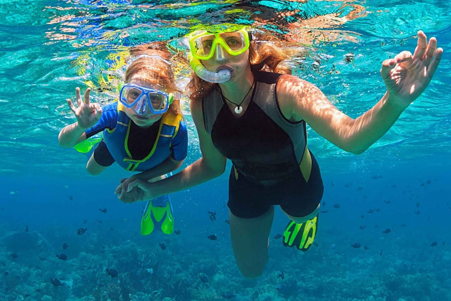 Fajardo: Excursión de snorkel en los arrecifes con bebidas y aperitivos