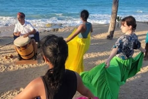 Puerto Ricaanse folklore Bomba les met live muziek