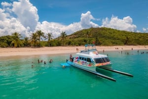 From Fajardo: Full-Day Culebra Islands Catamaran Tour