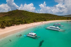 From Fajardo: Full-Day Culebra Islands Catamaran Tour