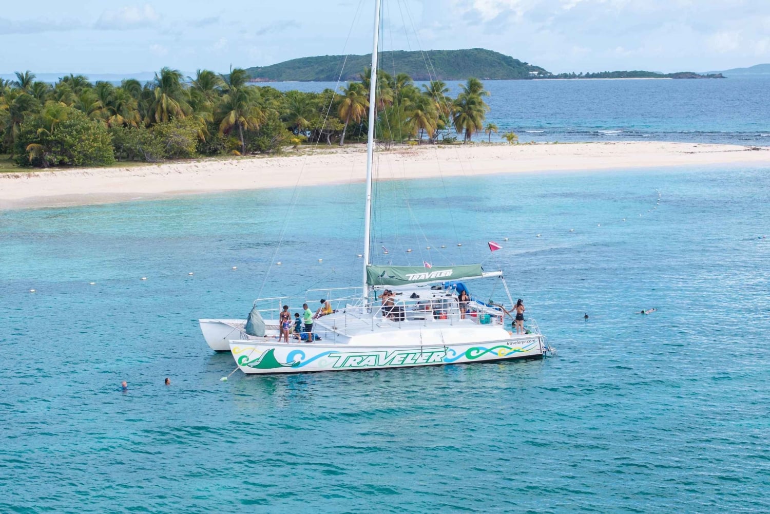 Vanuit Fajardo: Icacos Catamaran Snorkeltour