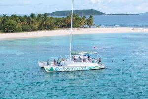 Vanuit Fajardo: Icacos Catamaran Snorkeltour