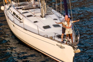 From Puerto de Mogán: Sailboat Trip with Food and Drinks