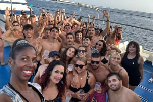 From Puerto Rico: Boat party along the coast.