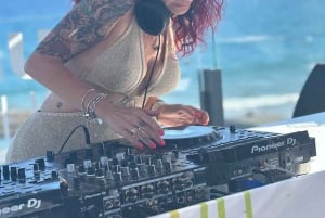 From Puerto Rico: Boat party along the coast.