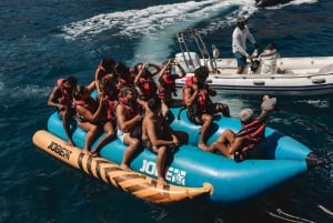 Z Puerto Rico: Wycieczka łodzią wzdłuż wybrzeża z jedzeniem i napojami