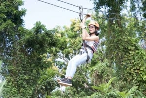 Von San Juan aus: El Yunque Waldwanderung & Ziplining Combo Tour