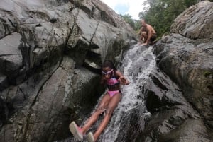 Z San Juan: las deszczowy El Yunque i wycieczka po zjeżdżalniach wodnych