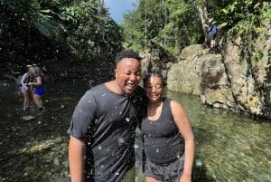 Från San Juan: El Yunque regnskogstur med vattenrutschbana