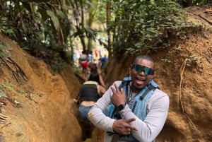 Från San Juan: El Yunque regnskogstur med vattenrutschbana