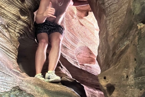 From San Juan: Indian Cave and Water Spring Adventure