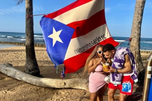 From San Juan: Pinones Beach & Bar Hopping Tour