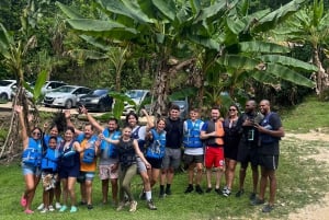 San Juan : Aventure dans les grottes de la forêt tropicale et les chutes d'eau