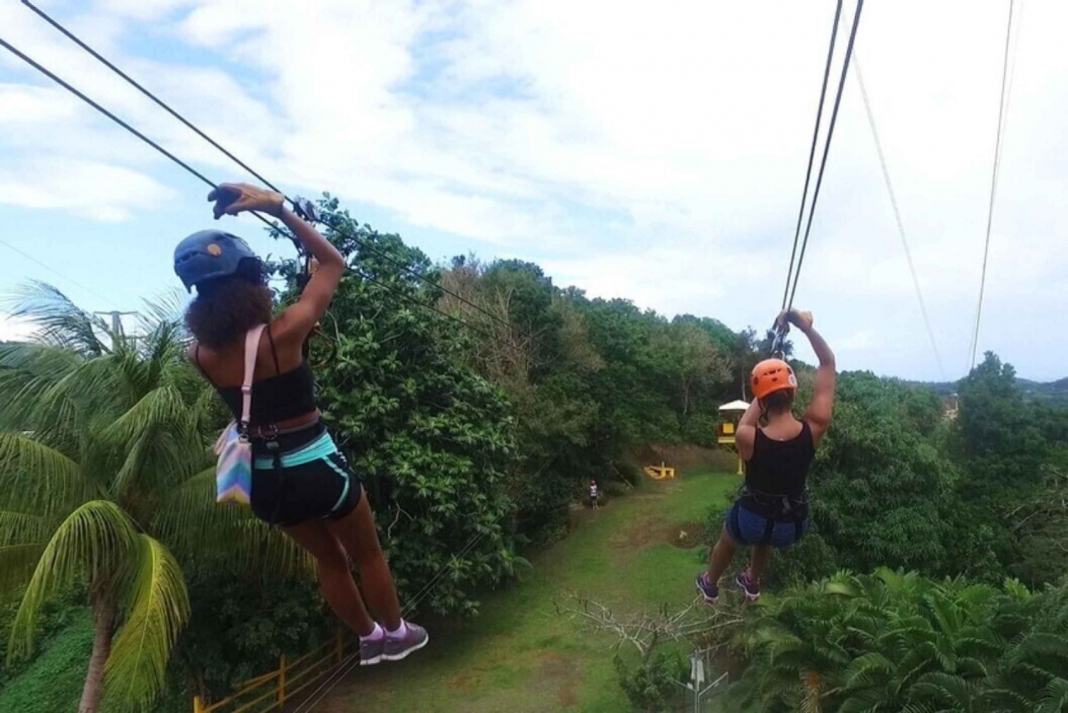 From San Juan: Zipline Canopy Adventure Tour