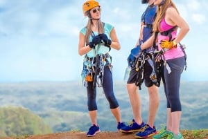 Fra San Juan: Zipline- og Toro-cykeltur med transport