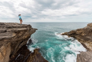 From San Juan: Full-Day Cave and Waterfall Adventure Tour