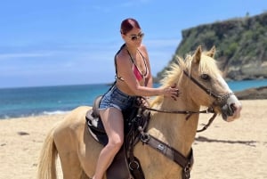 Aguadilla : Promenade à cheval sur la plage
