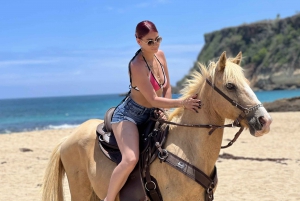 Aguadilla : Promenade à cheval sur la plage