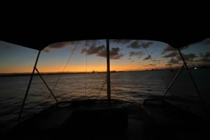 Party Boat at San Juan Bay Sunset Cruise to El Morro Castell