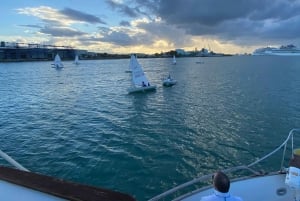 Party Boat at San Juan Bay Sunset Cruise to El Morro Castell