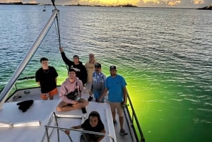 Party Boat at San Juan Bay Sunset Cruise to El Morro Castell