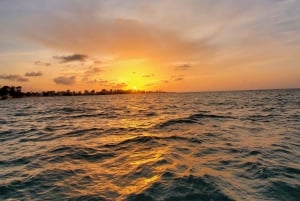 Party Boat at San Juan Bay Sunset Cruise to El Morro Castell