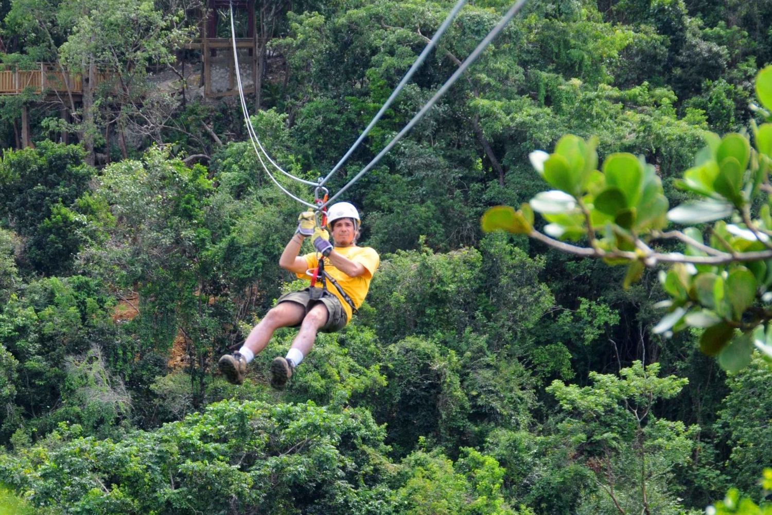 Puerto Rico: 5-Seilrutschen-Abenteuer auf historischer Plantage