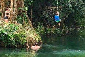 San Juan : Excursion dans la forêt tropicale d'El Yunque avec plongée en apnée