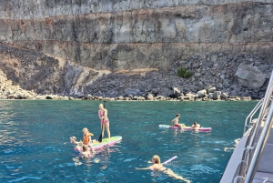 Puerto Rico, Gran Canaria: boat trip, drinks, food, paddle surfing, snorkeling.