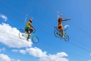 プエルトリコ：トロヴェルデアドベンチャーパークジップラインバイクチケット