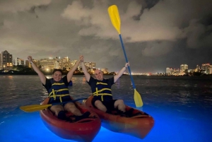 San Jose: Romantic Night Experience for 2 with Lights Kayak