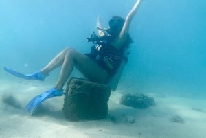 San Juan: Excursão de mergulho para iniciantes com tartarugas e vídeos