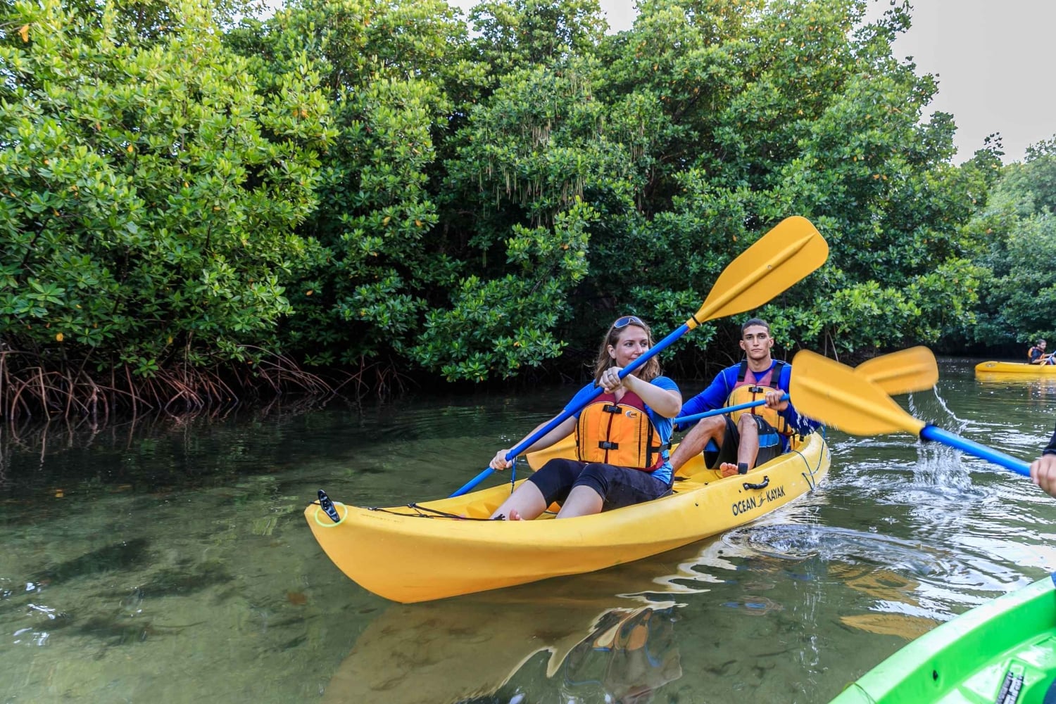 San Juan: Nattkajakpaddling i den bioluminescerande Laguna Grande-bukten