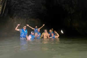 San Juan: Cave, Waterfall, & River Adventure in Charco Azul