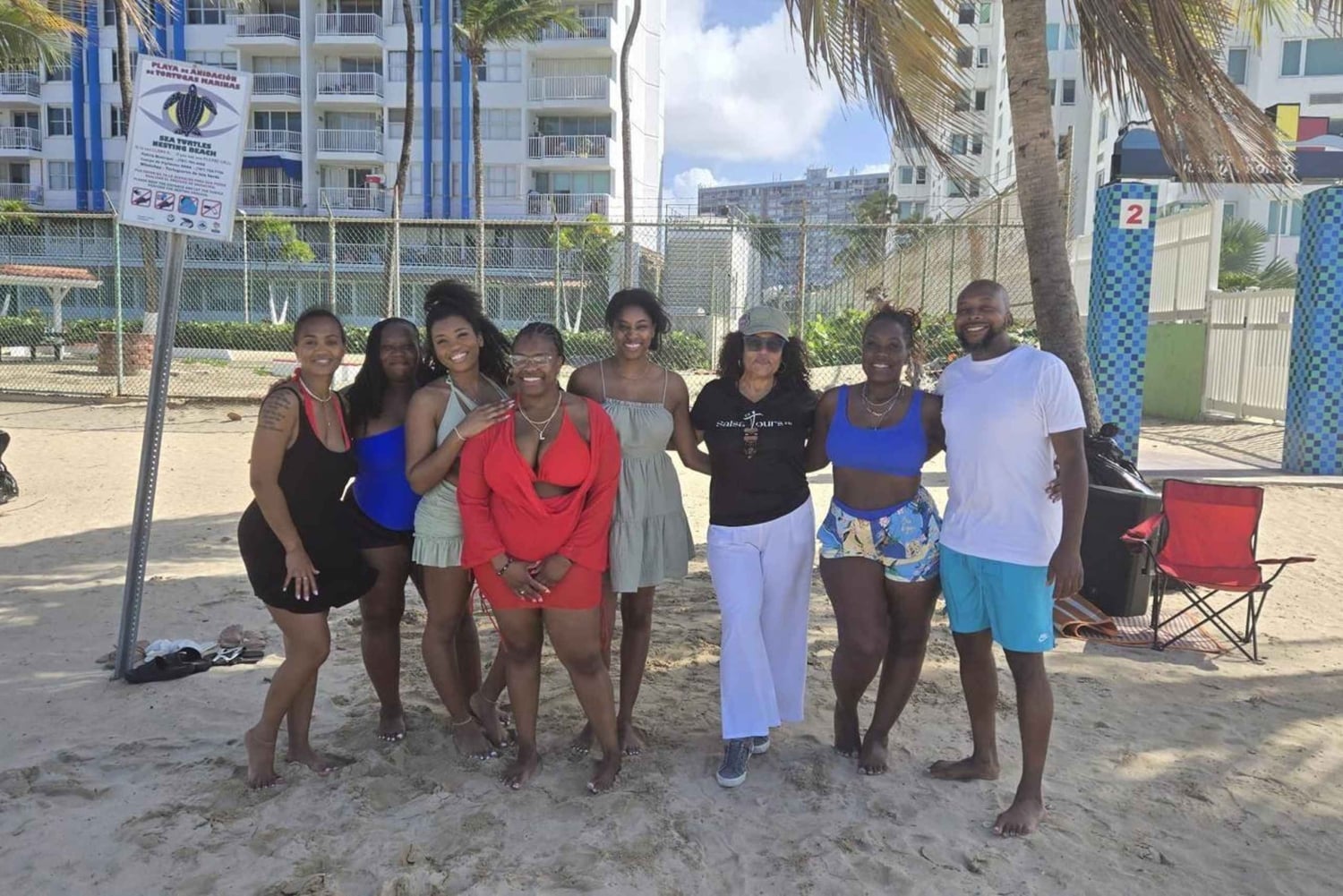 San Juan : boisson Coquito et cours de salsa sur la plage